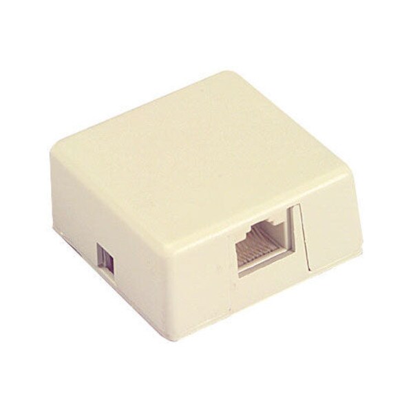 Main product image for RJ45 8C Surface Mount Computer / Telephone Jack 150-013